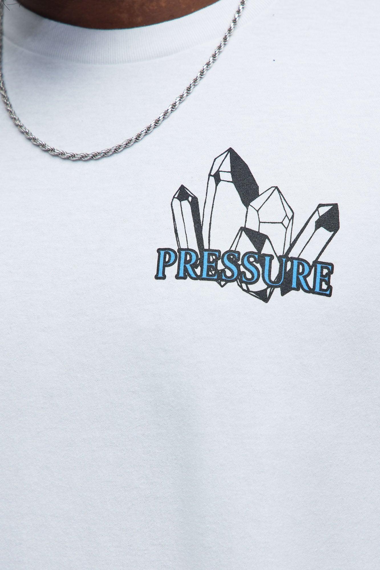 Pressure Diamonds Short Sleeve Tee - White Product Image