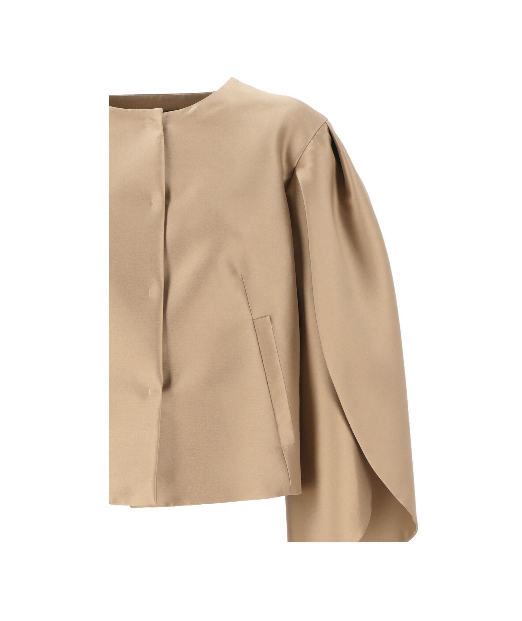 ALBERTA FERRETTI Jackets In Beige Product Image