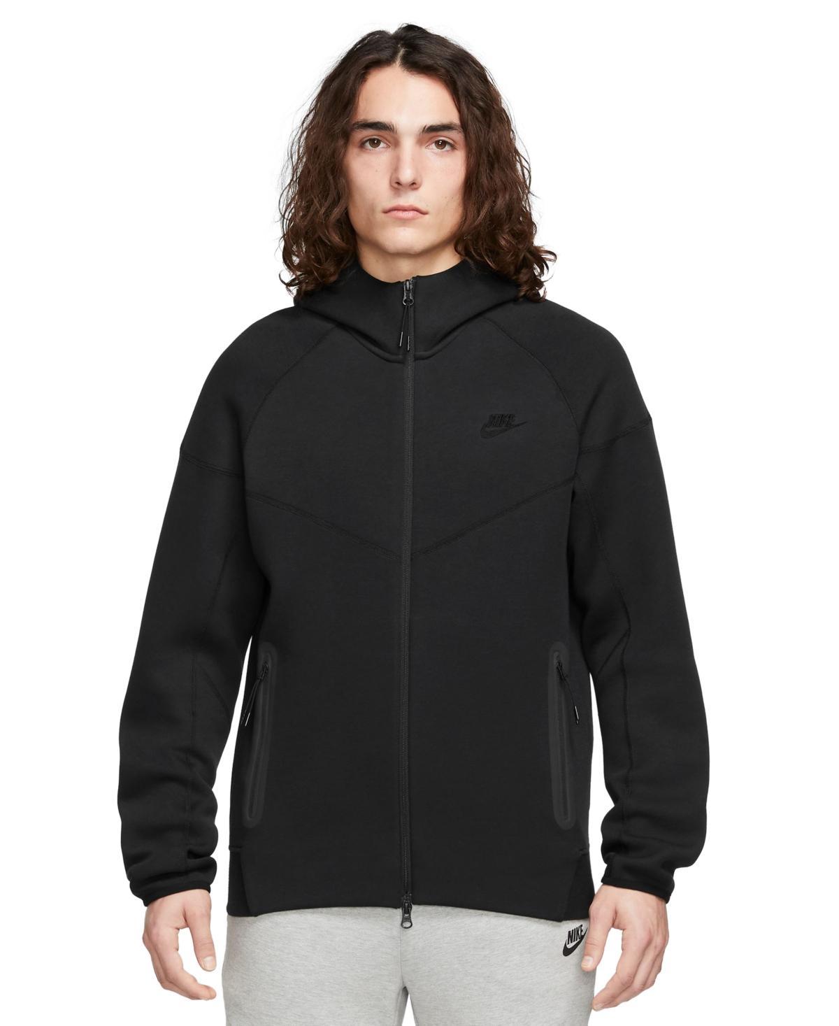 Nike Tech Fleece full zip hoodie in gray Product Image