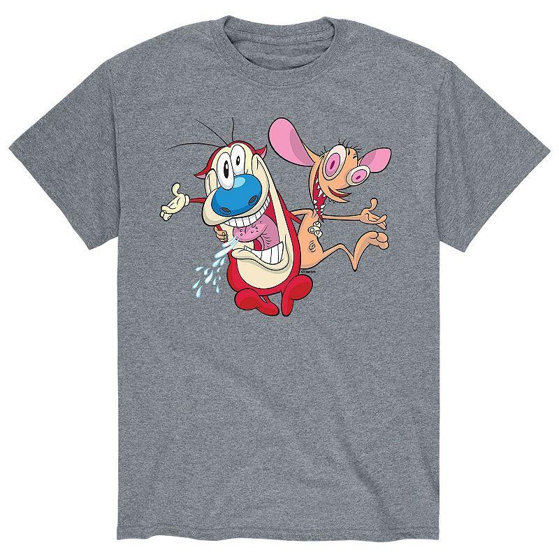 Mens Ren & Stimpy Skipping Tee Product Image
