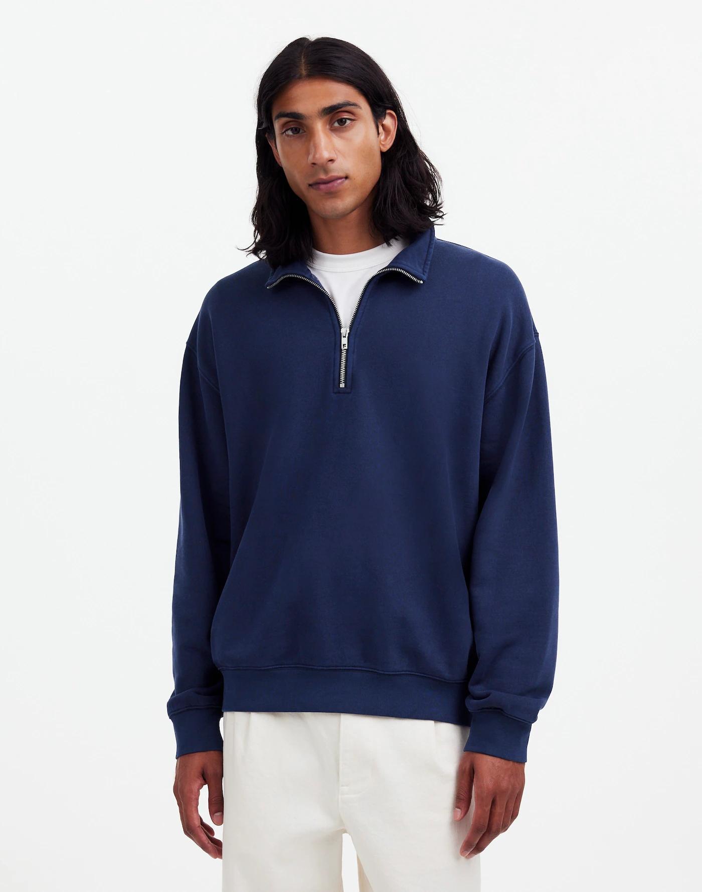 The McCarren Midweight Quarter Zip Sweatshirt Product Image