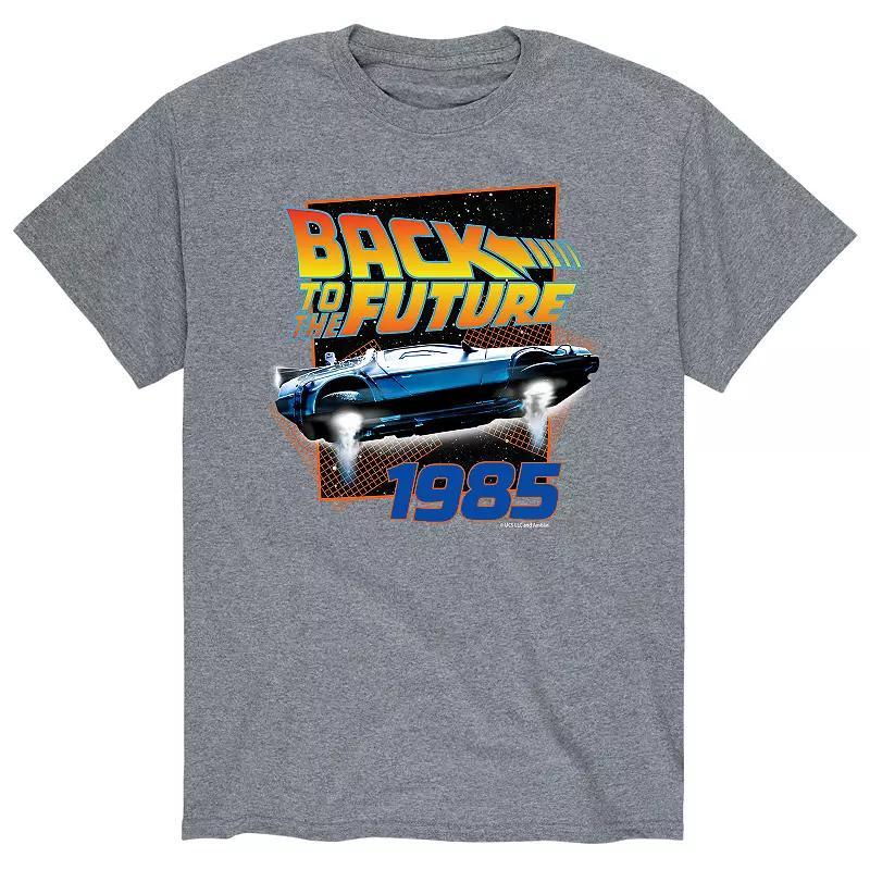 Big & Tall Back to the Future 1985 Flying Delorean Graphic Tee, Mens Product Image