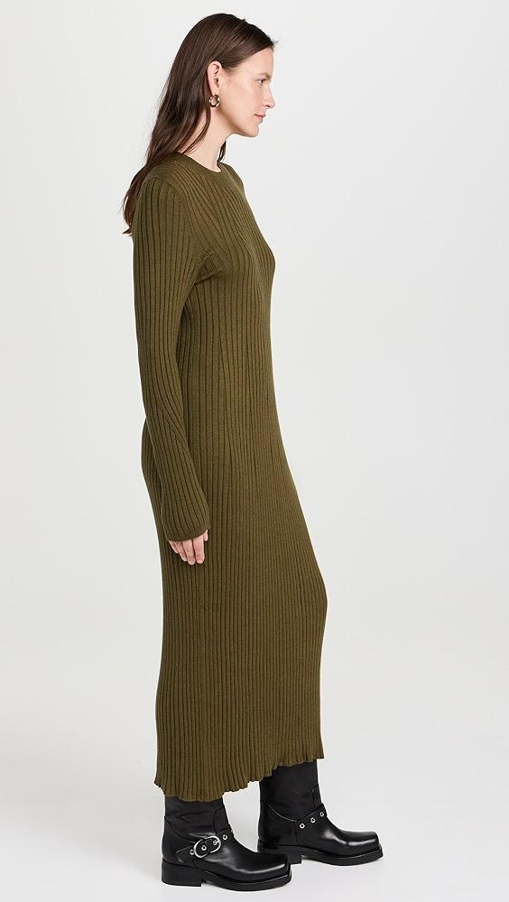 Varley Axel Rib Knit Midi Dress | Shopbop Product Image