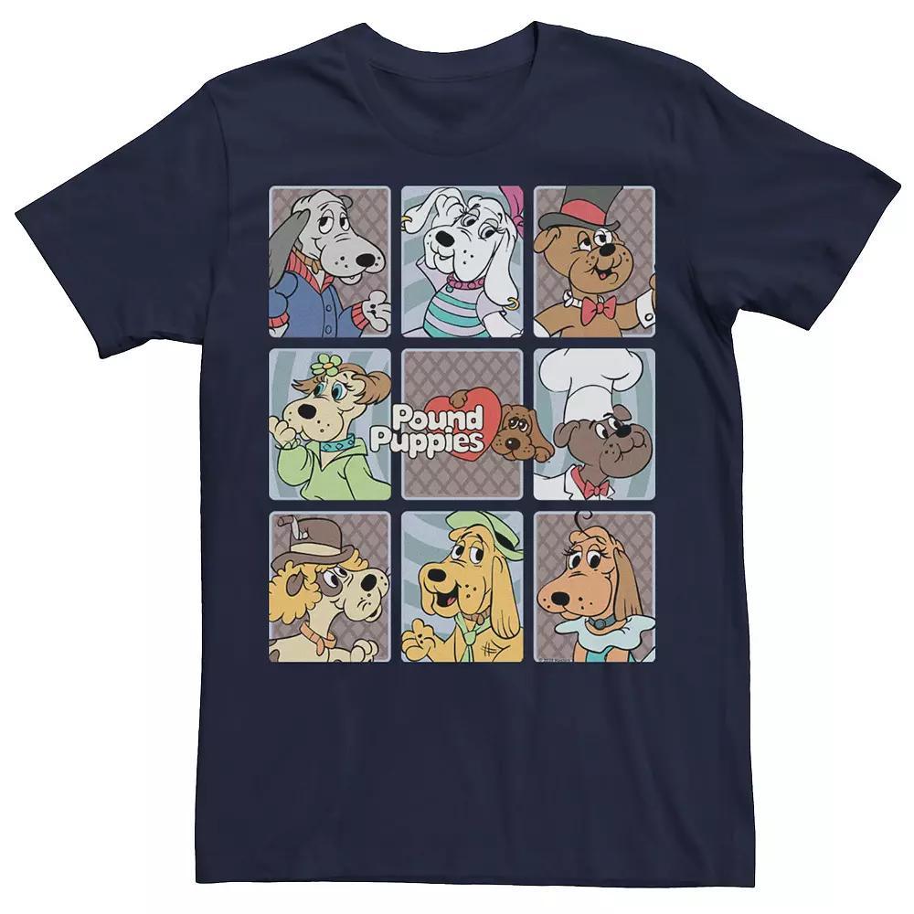 Men's Pound Puppies Group Box Up Tee, Size: 3XL, Blue Product Image