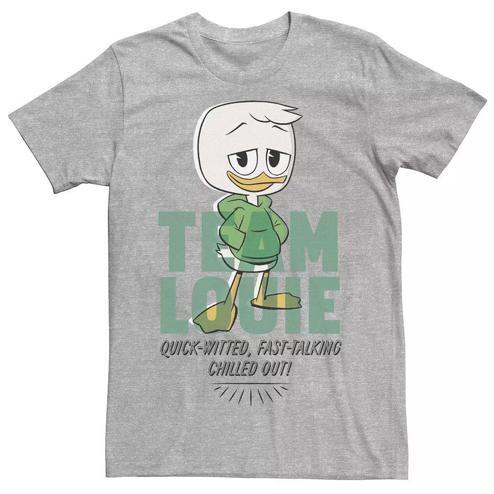 Disney's DuckTales Team Louie Men's Quick-Witted Chilled Out Tee, Size: Small, Athletic Grey Product Image