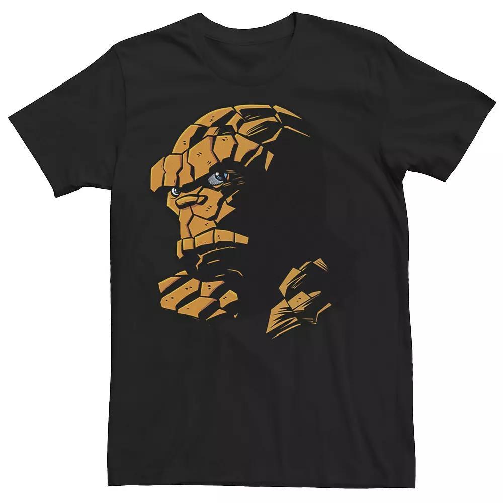 Men's Marvel Fantastic Four The Thing Glare Portrait Tee, Size: XXL, Black Product Image