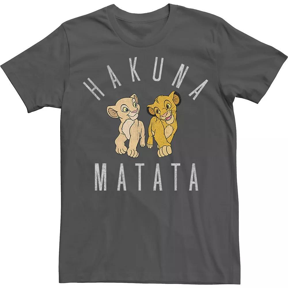Disney's The Lion King Simba Nala Hakuna Matata Men's Tee, Size: XL, Grey Product Image