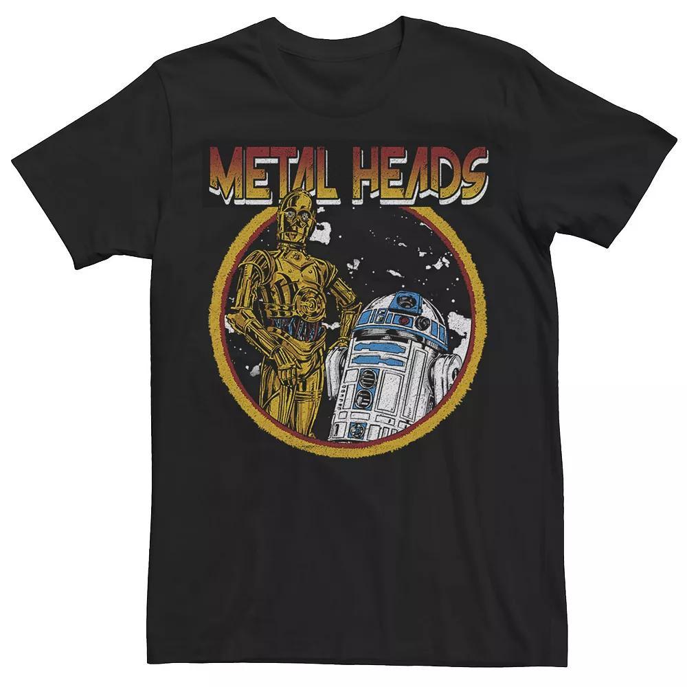 Men's Star Wars "Yoda Best Dad" Cartoon Yoda Tee, Size: XXL, Red Grey Product Image