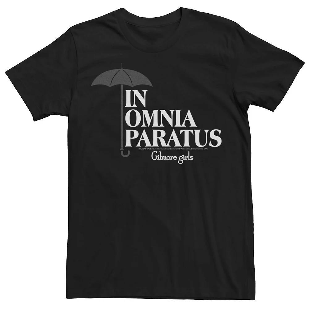 Big & Tall Gilmore Girls "In Omnia Paratus" Tee, Men's, Size: 3XL, Black Product Image