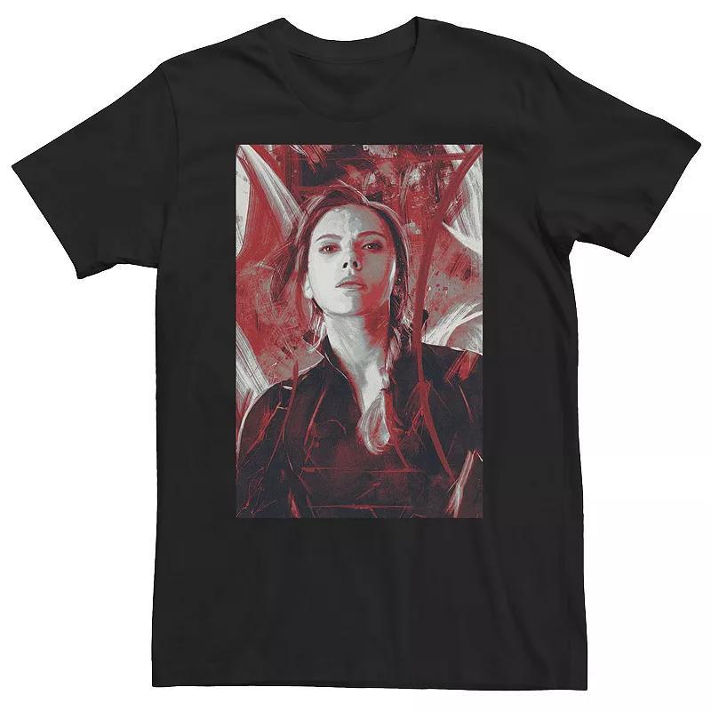 Big & Tall "Sick Of Humans" Earth Portrait Tee, Men's, Size: 4XLT, Navy Grey Product Image