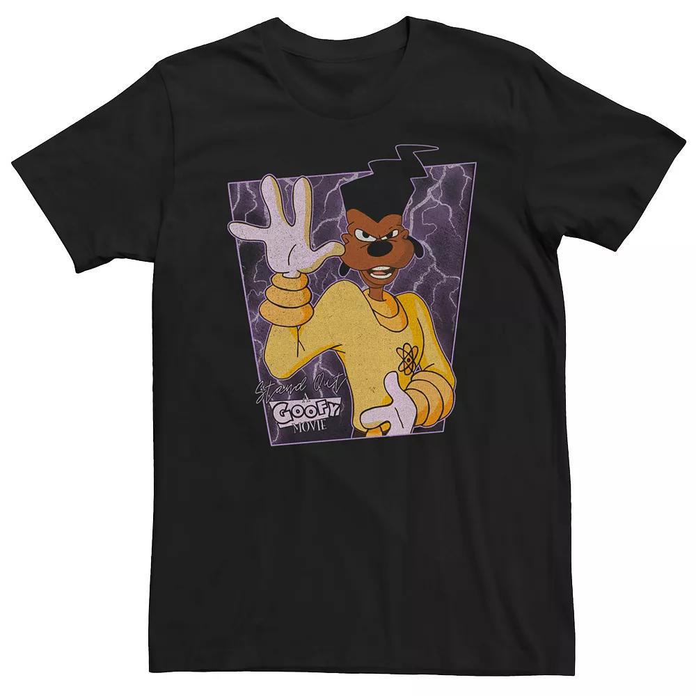 Disney's A Goofy Movie Big & Tall Powerline Poster Graphic Tee, Men's, Size: XL Tall, Black Product Image