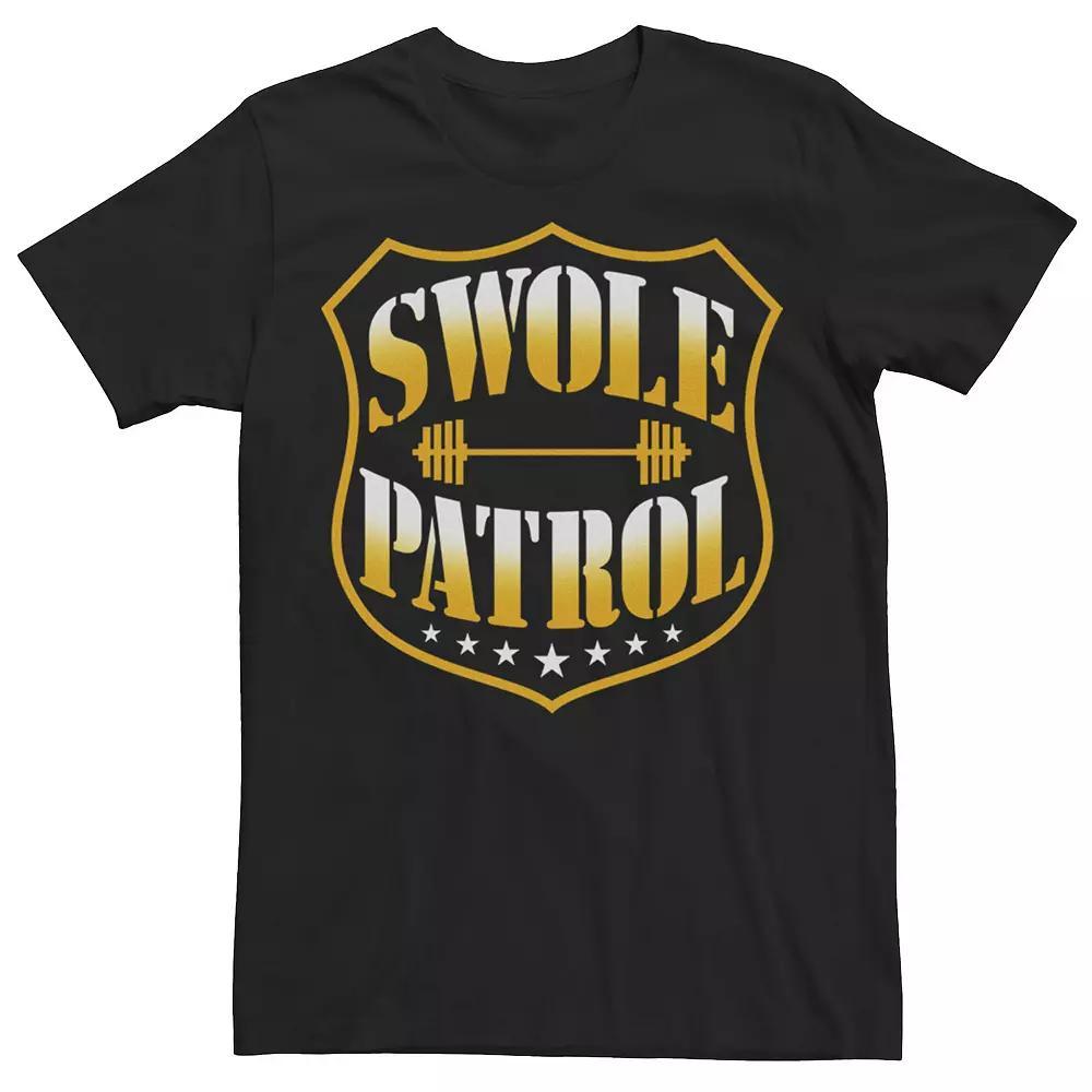 Men's Swole Patrol Comp Graphic Tee, Size: Large, Black Product Image