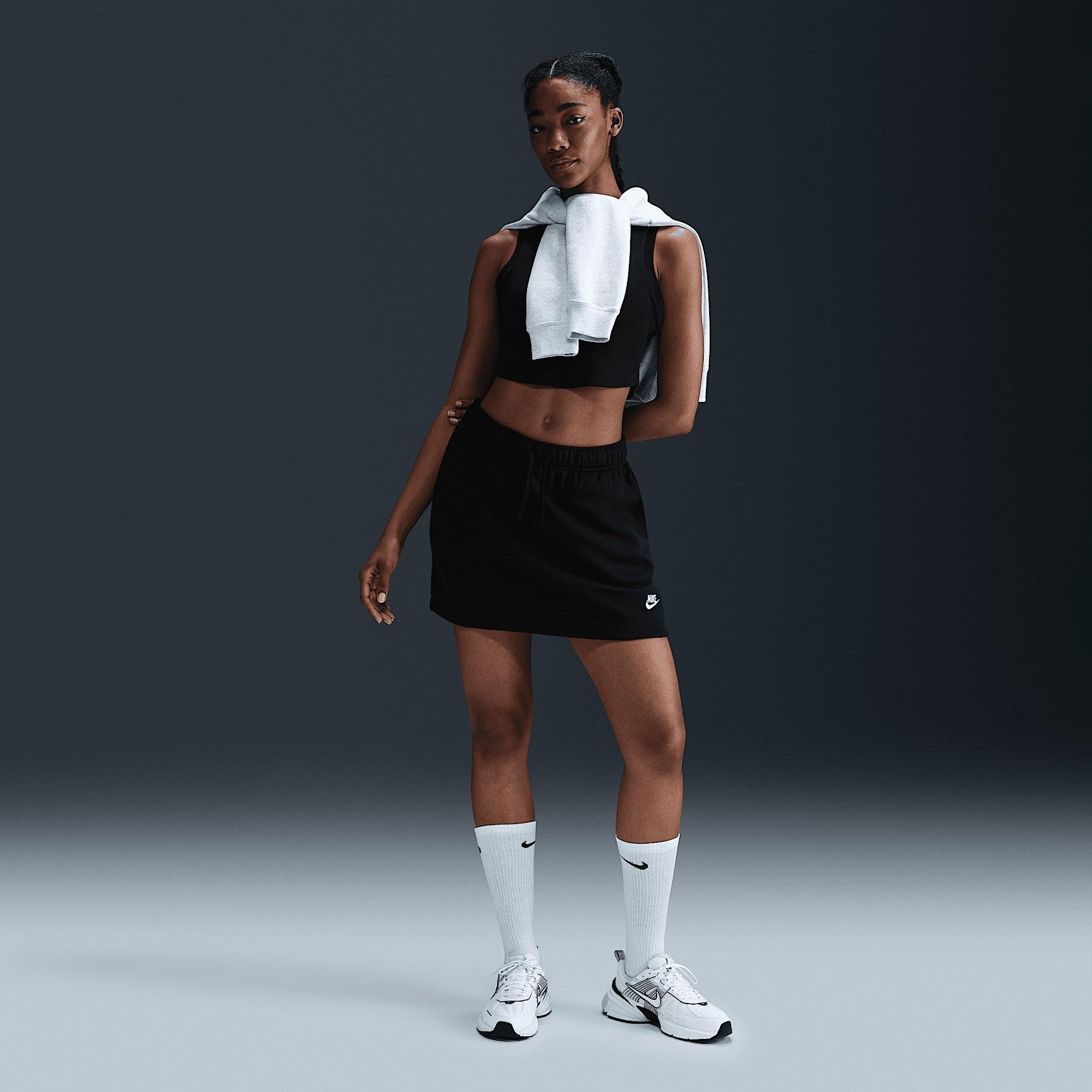 Women's Nike Sportswear Club Fleece Mid-Rise Skirt Product Image