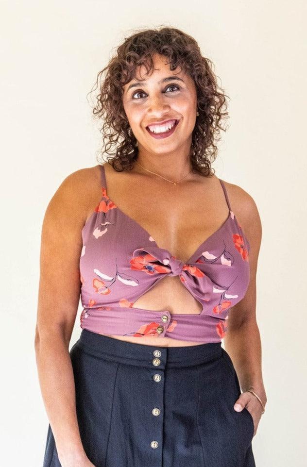 Dee Dee Top in Purple Poppy Product Image