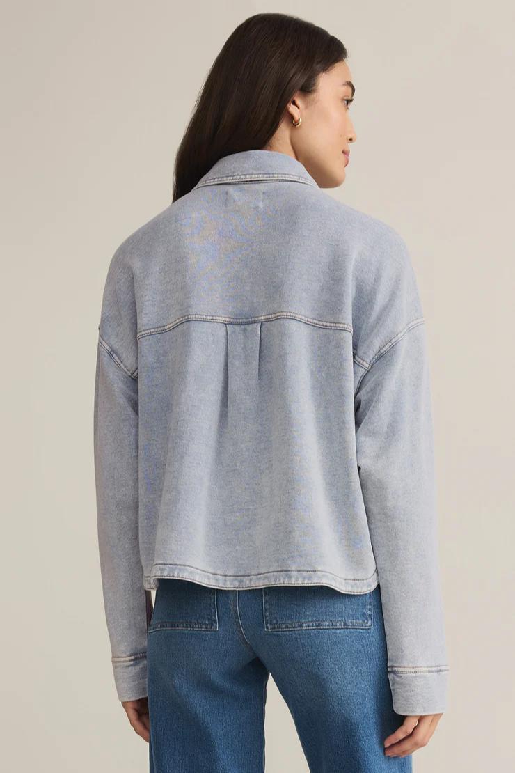 All Day Cropped Knit Jacket Product Image