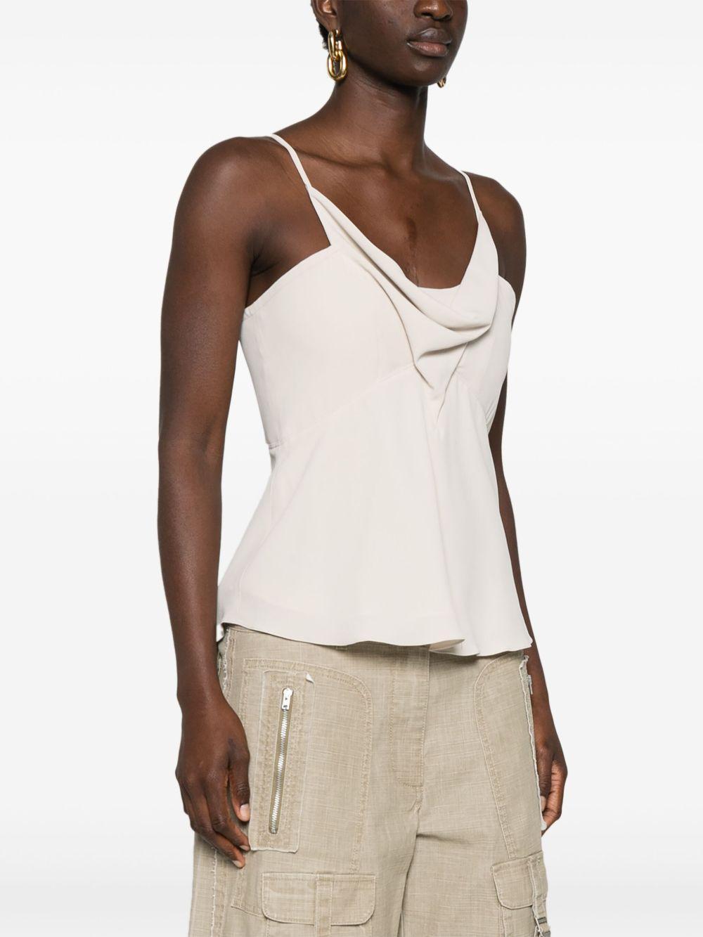 Kalisia cowl-neck crepe blouse Product Image