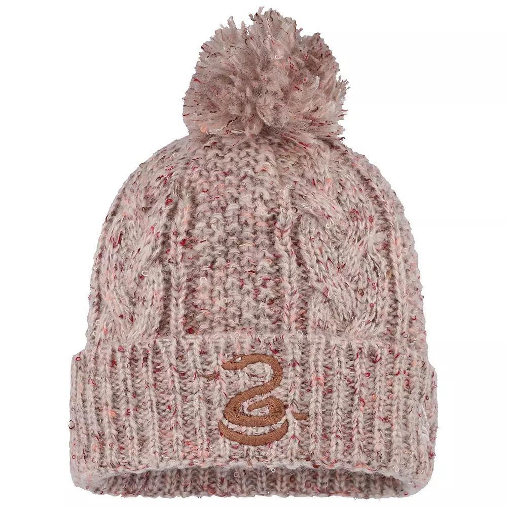 Womens New Era Tan Philadelphia Union Cuffed Knit Hat with Pom Product Image