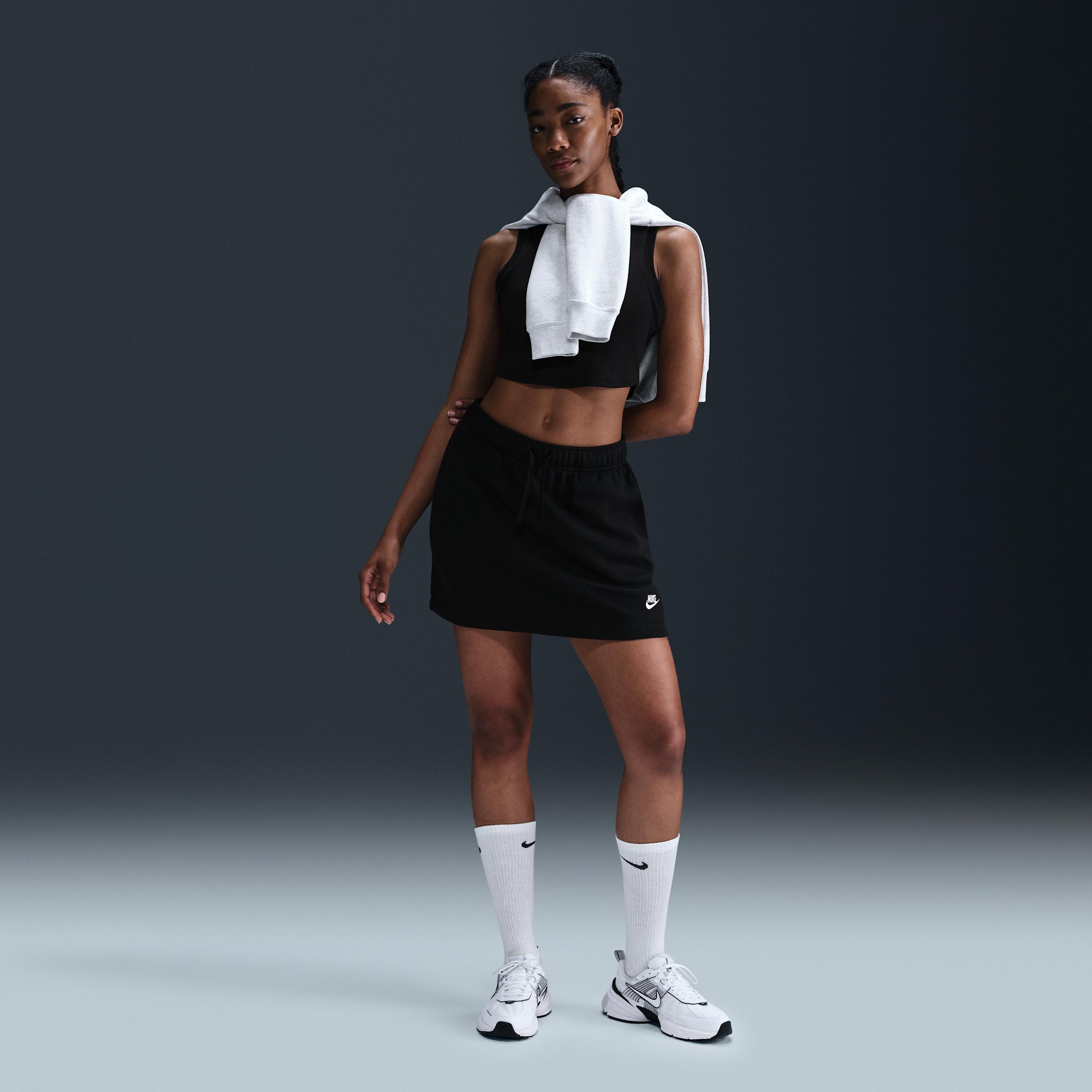 Women's Nike Sportswear Club Fleece Mid-Rise Skirt Product Image