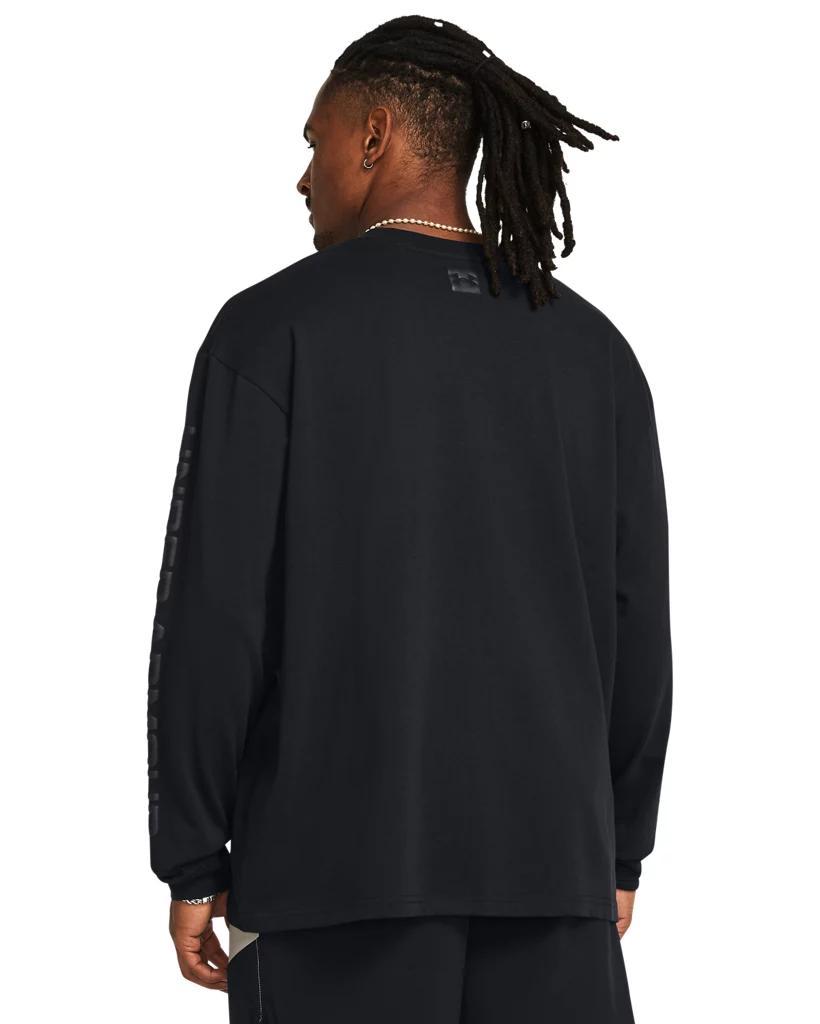 UA Heavyweight Tonal Wordmark Mens Long Sleeve Product Image