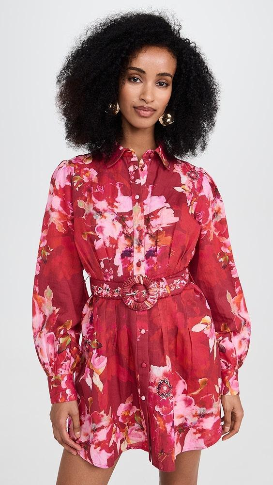 Hemant and Nandita Short Dress With Buckle Belt | Shopbop Product Image