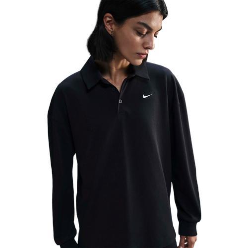 Nike Sportswear Essential Women's Oversized Long-Sleeve Polo Product Image
