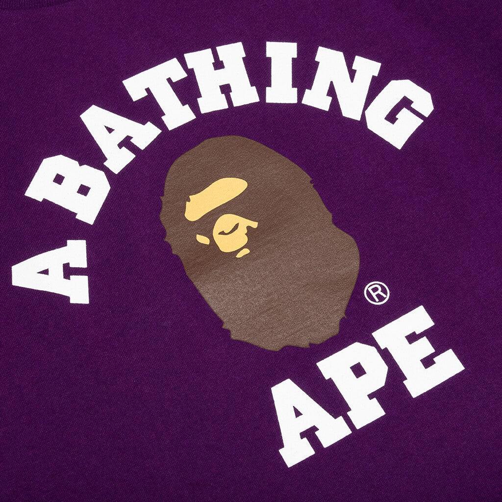 College Tee - Purple Male Product Image