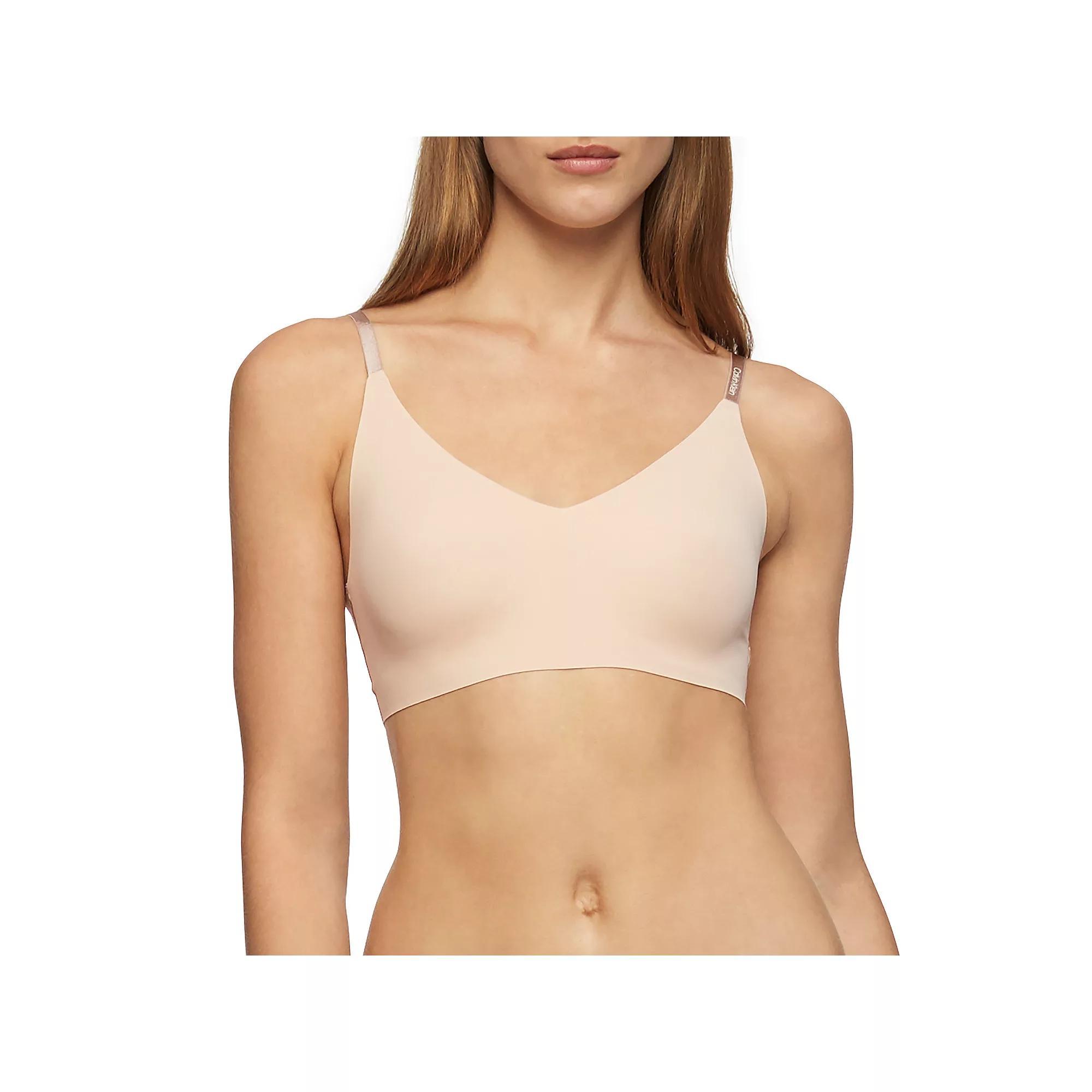 Calvin Klein Invisibles Comfort Lightly Lined Triangle Bralette QF5753, Womens Product Image