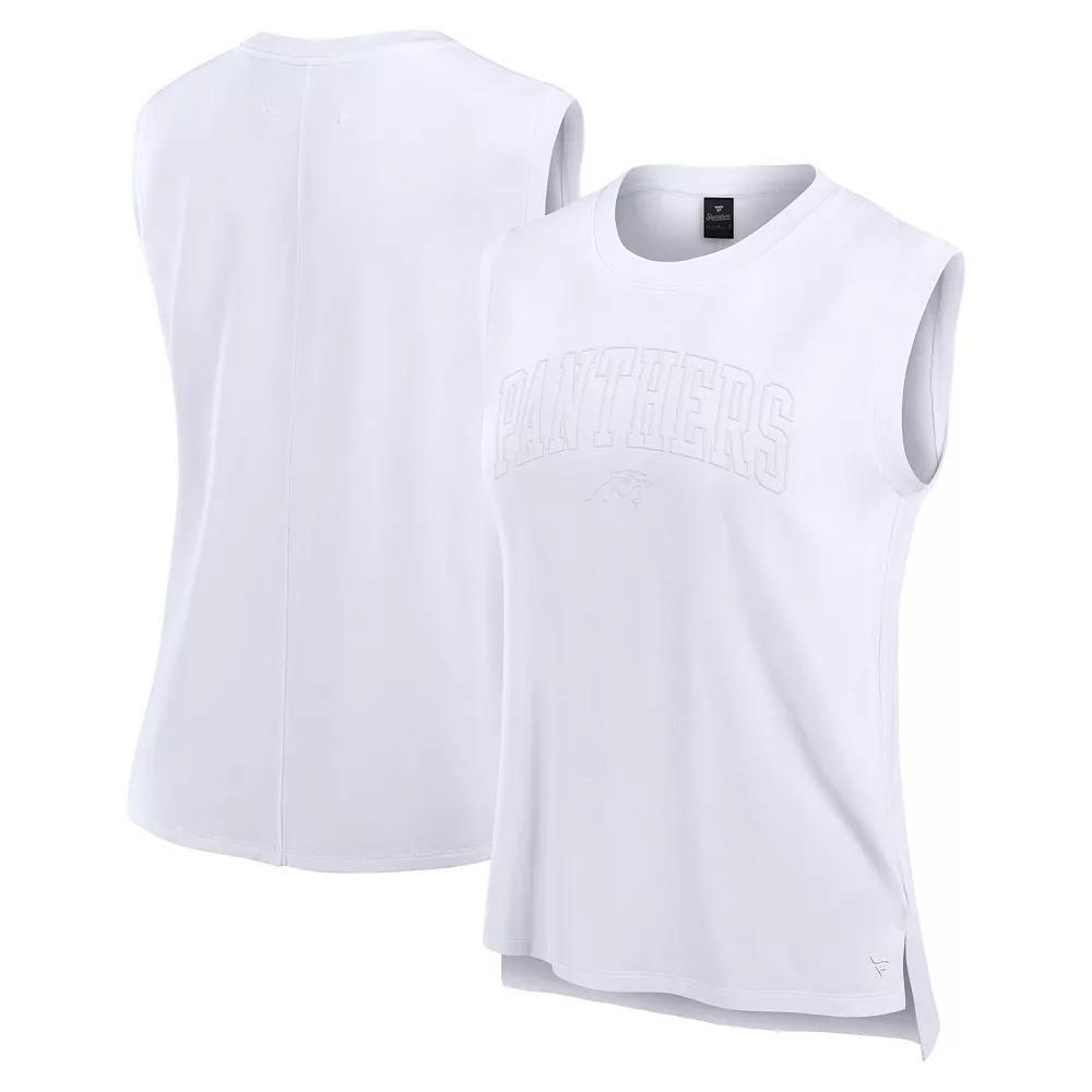 Women's Fanatics White Denver Broncos Studio Gym Tank Top, Size: XS Product Image