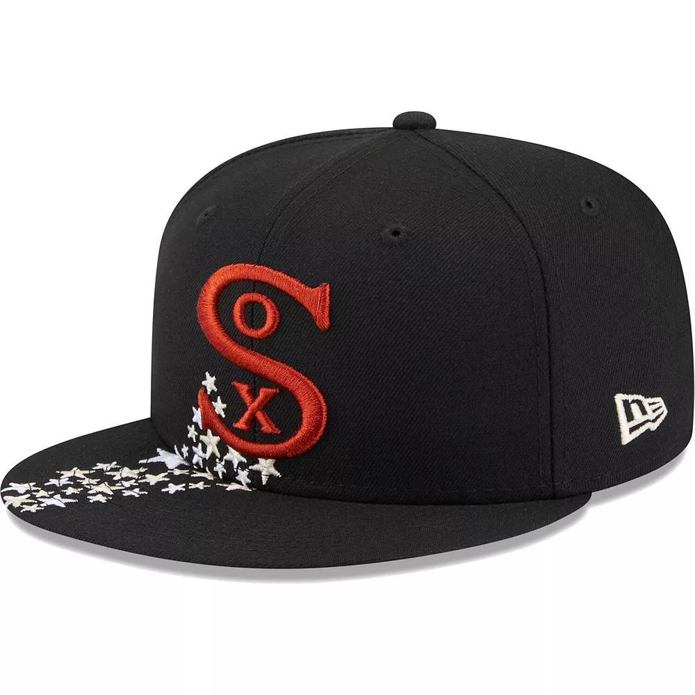 Men's New Era Black Chicago White Sox  Meteor 59FIFTY Fitted Hat, Size: 6 7/8 Product Image