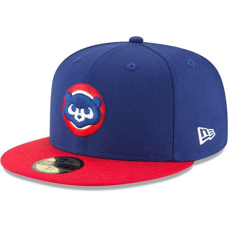 Men's New Era Royal Chicago Cubs Cooperstown Collection Wool 59FIFTY Fitted Hat, Size: 6 7/8, Blue Product Image