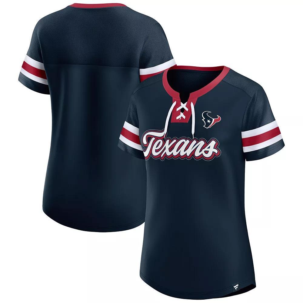 Women's Fanatics Royal Buffalo Bills Original State Lace-Up T-Shirt, Size: XS, Blue Product Image
