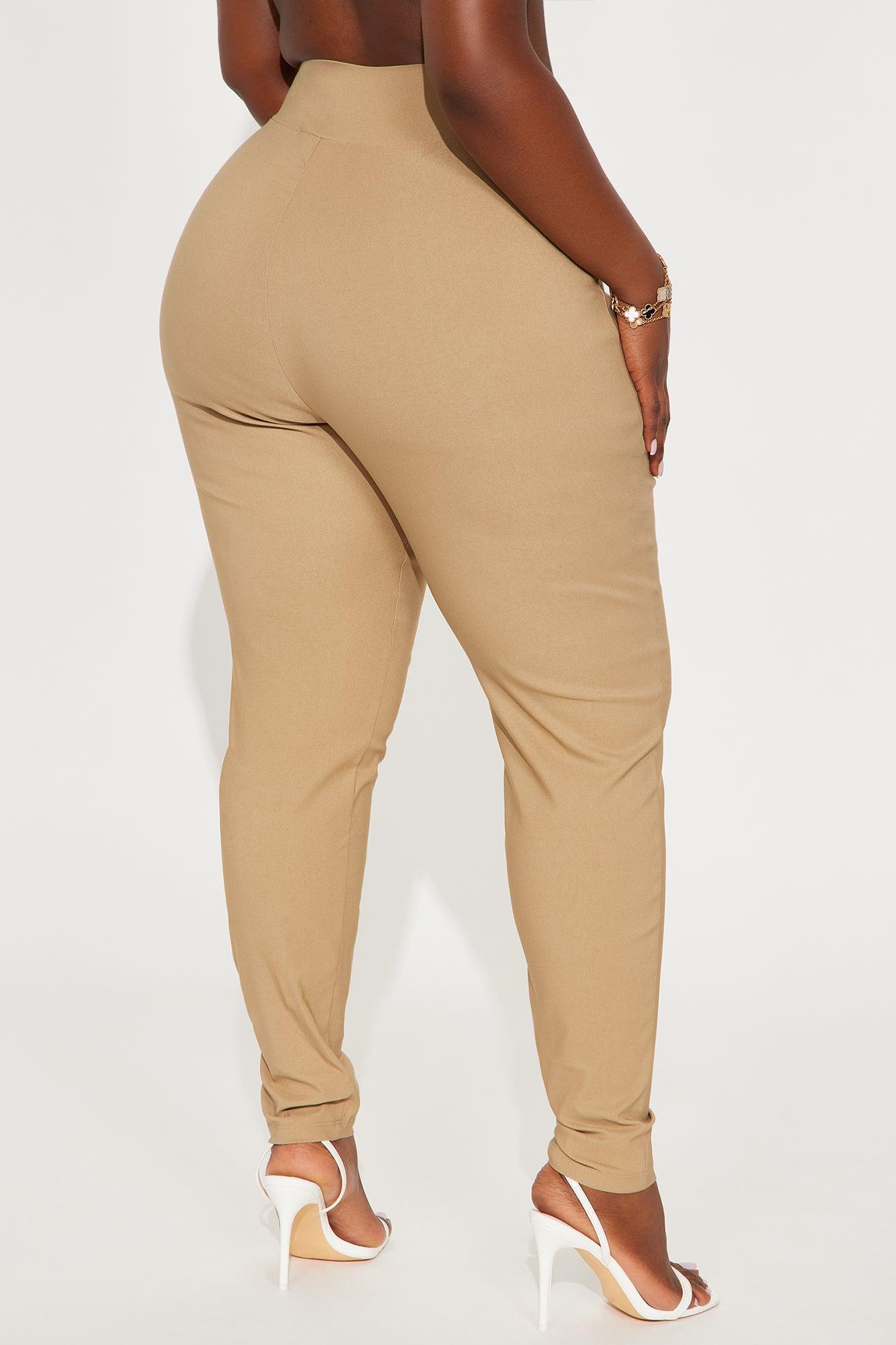 Venetian High Rise Pants - Taupe Product Image
