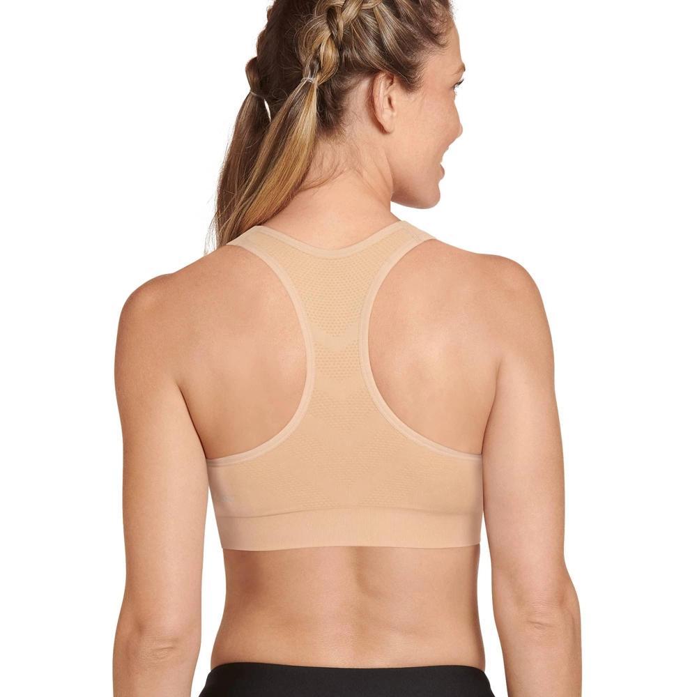 Jockey Women's Seamfree Mid Impact Zip Front Sports Bra Product Image