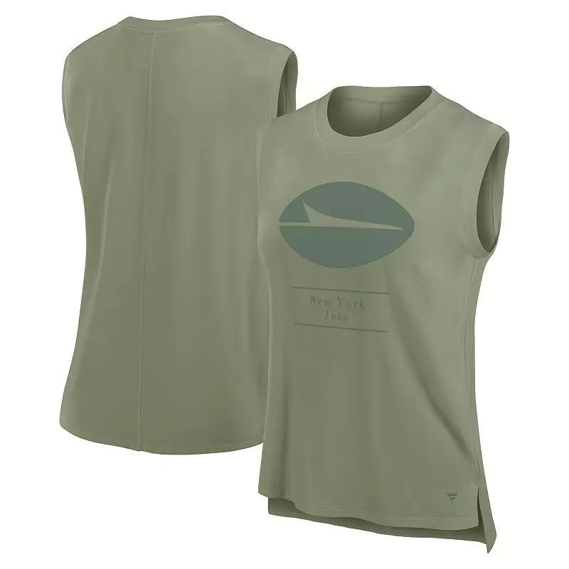 Women's Fanatics Olive Chicago Bears Studio Embrace Tank Top, Size: XL, Team Product Image