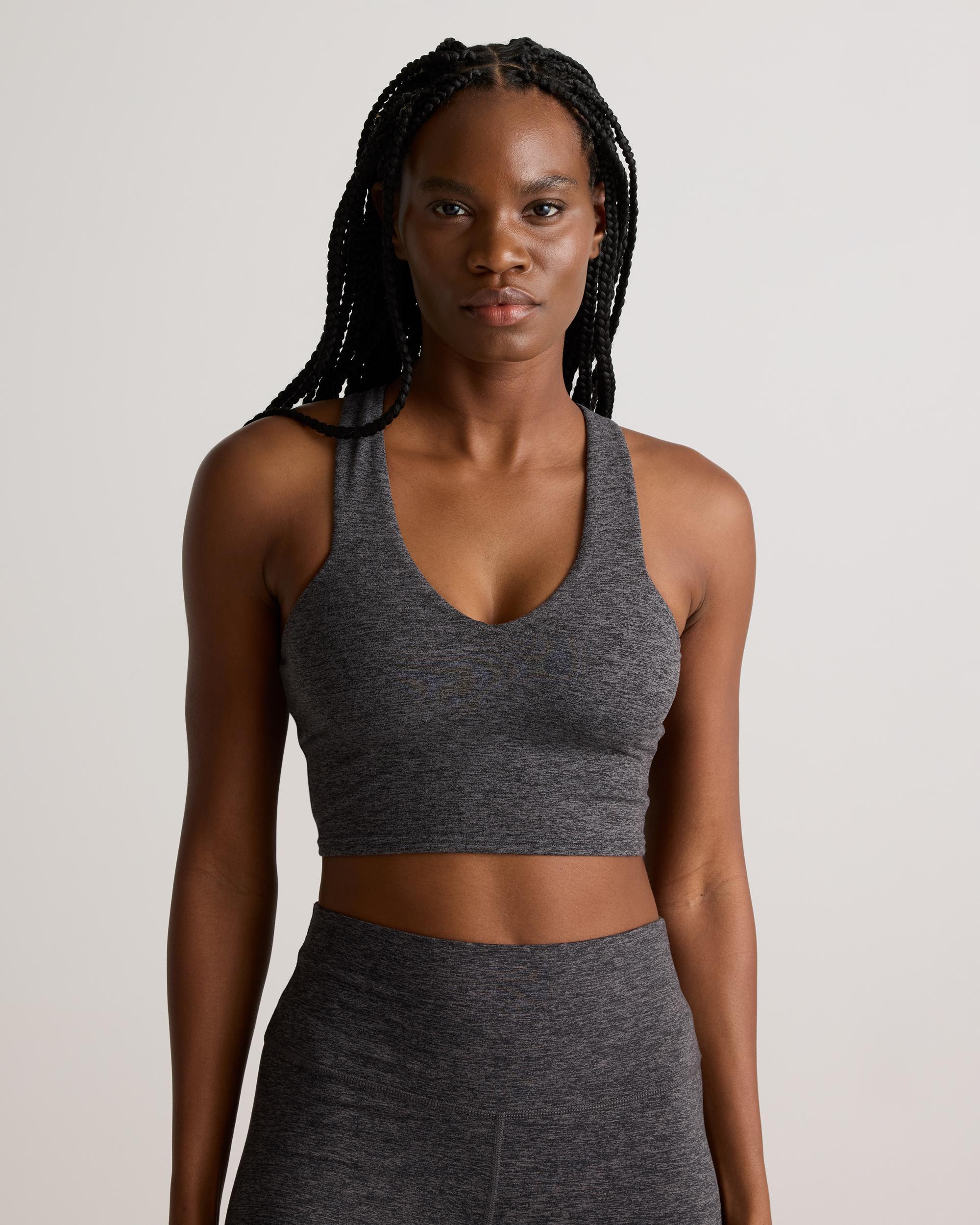 Quince | Women's Super Soft Performance Cropped Tank Top Flowknit Activewear, Size XS, Recycled Polyester Product Image