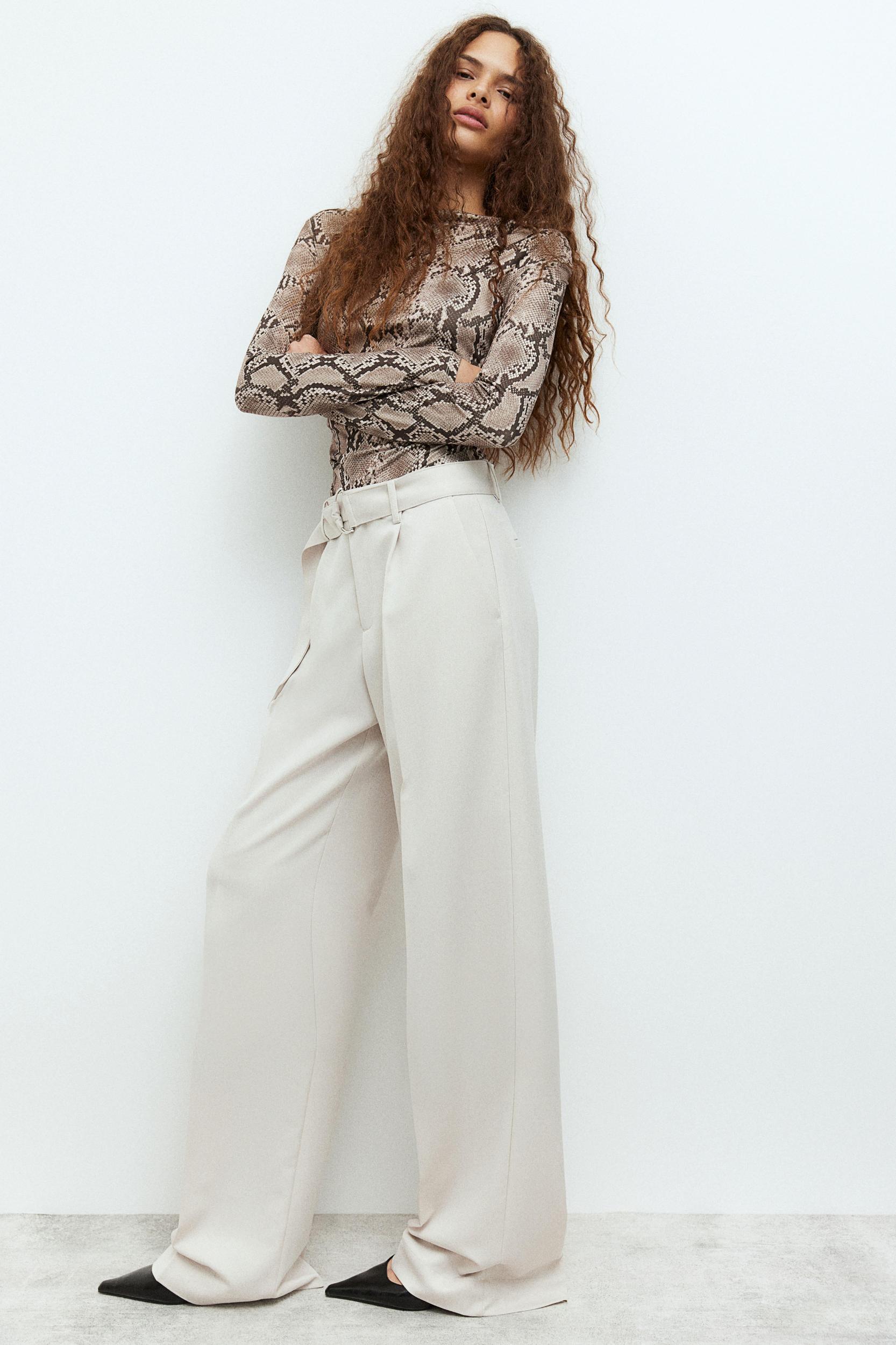Belted Dress Pants Product Image