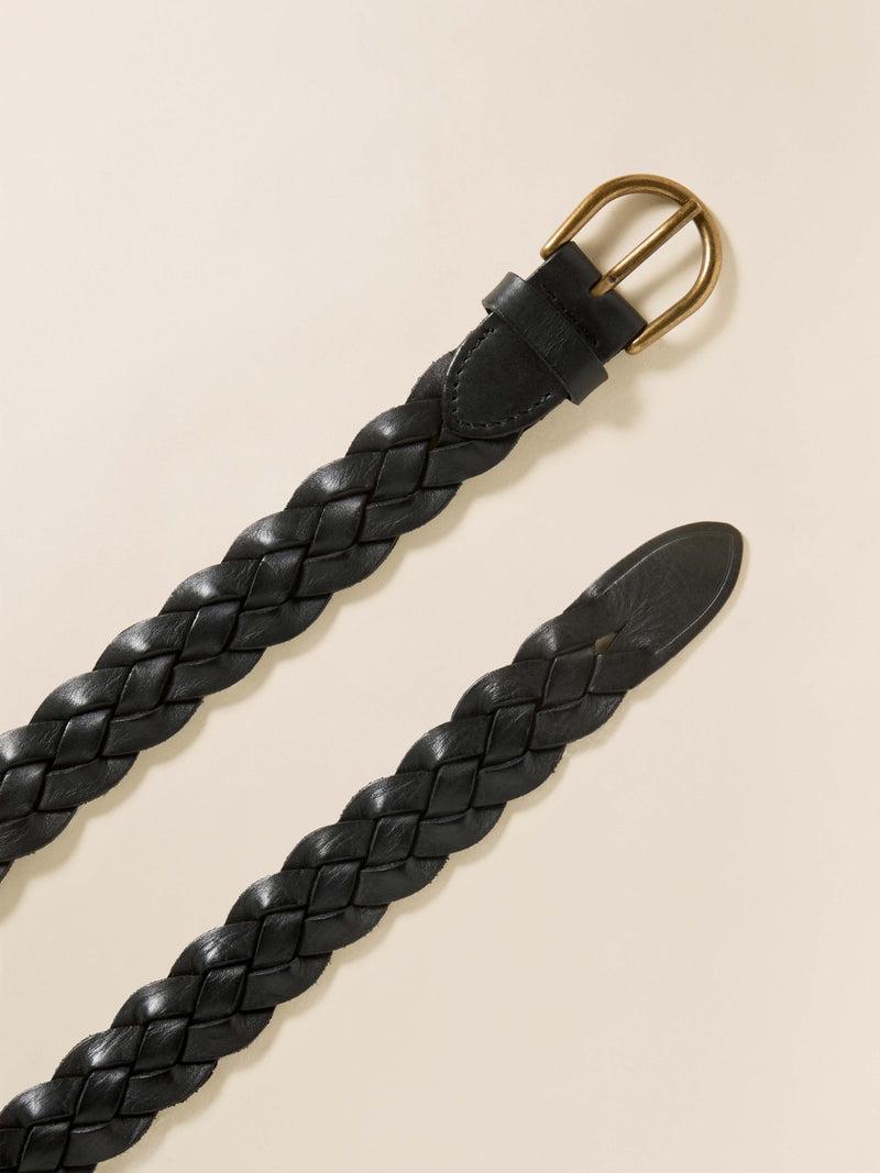 Women's Braided Belt - Black Product Image