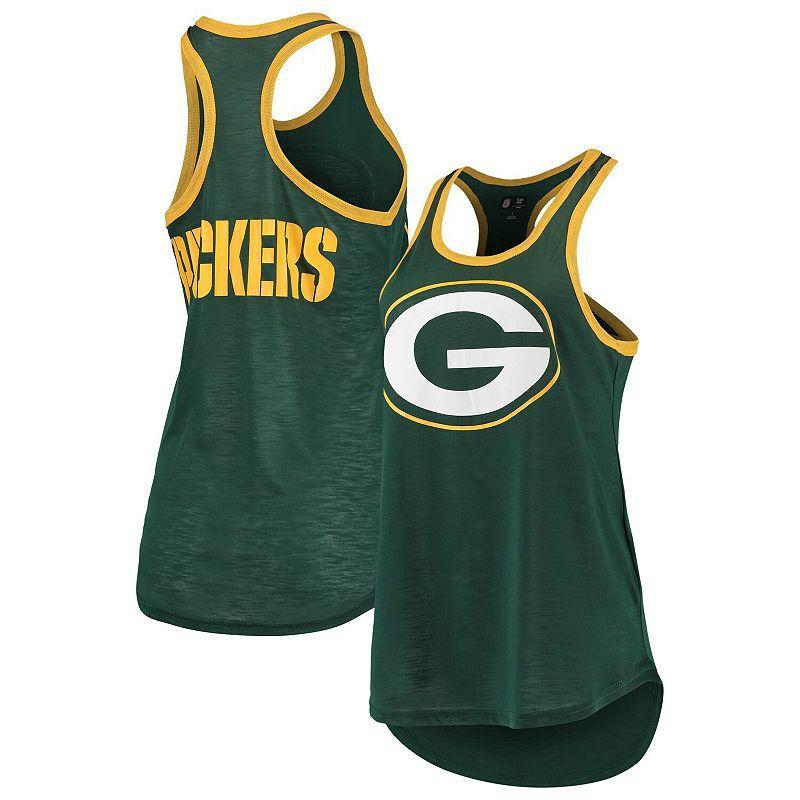 Women's G-III 4Her by Carl Banks Green Green Bay Packers Tater Tank Top, Size: 2XL Product Image