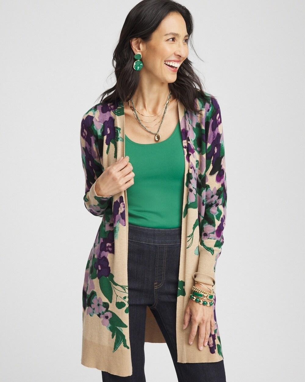 Floral Cardigan Product Image