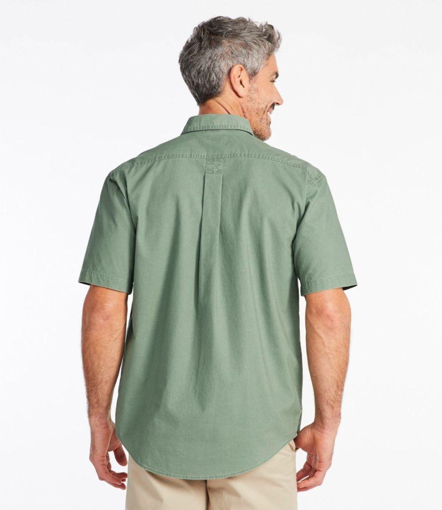 
                            Men's Sunwashed Canvas Shirt, Traditional Fit Short-Sleeve
                         Product Image