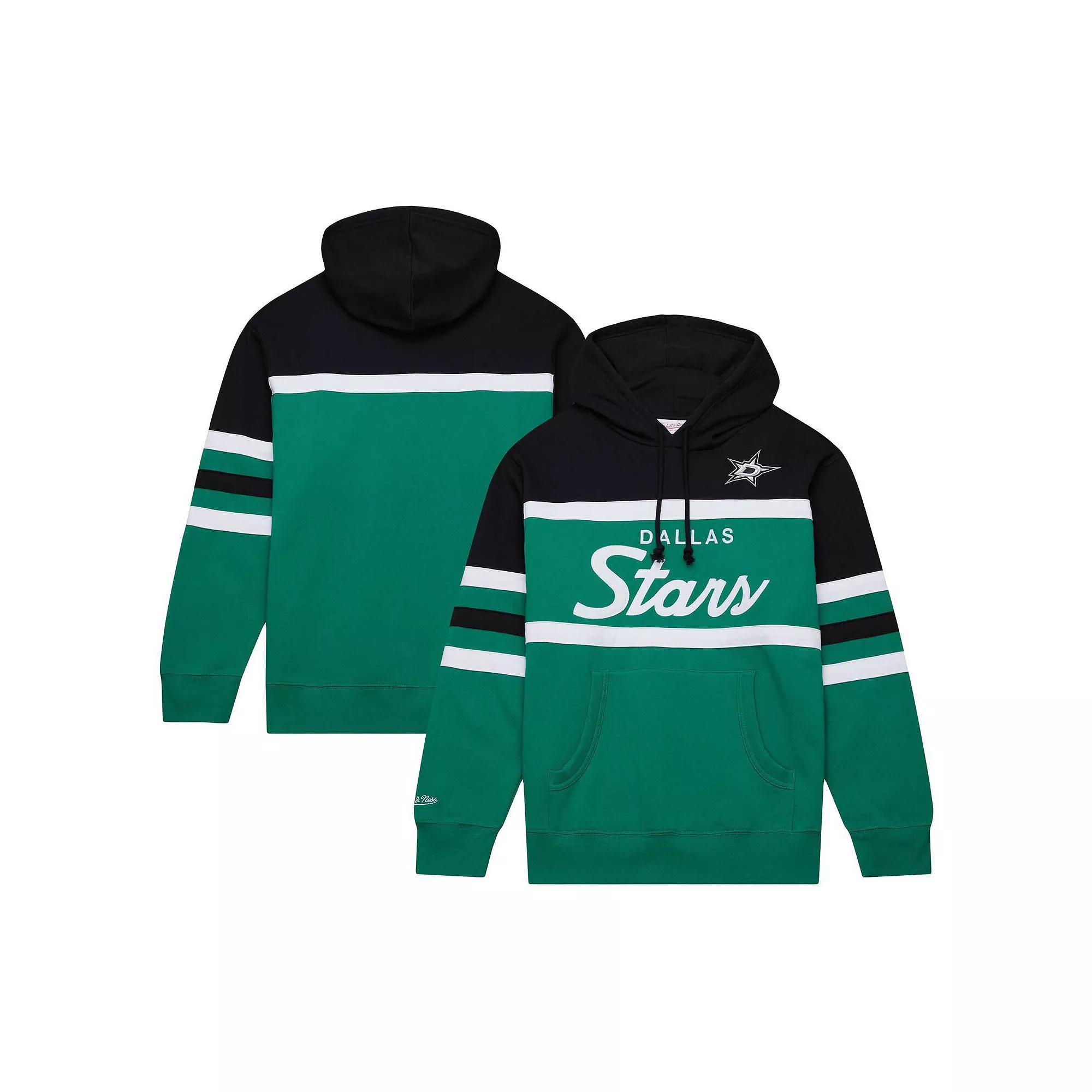 Men's Mitchell & Ness Deep Sea Blue Seattle Kraken Head Coach Pullover Hoodie, Size: 3XL, Krk Blue Product Image