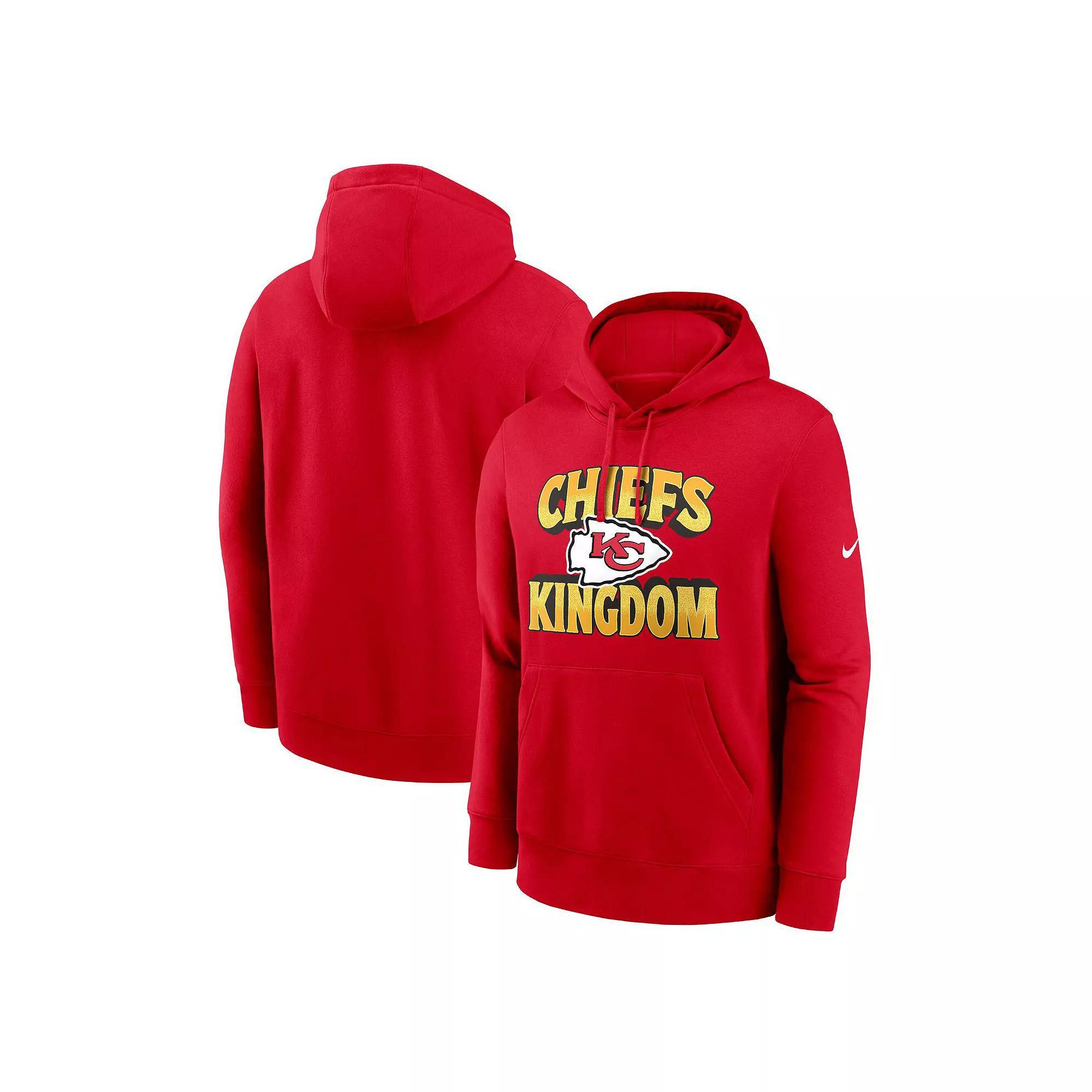 Men's Nike Red Kansas City Chiefs Hometown Fleece Pullover Hoodie, Size: 2XL Product Image