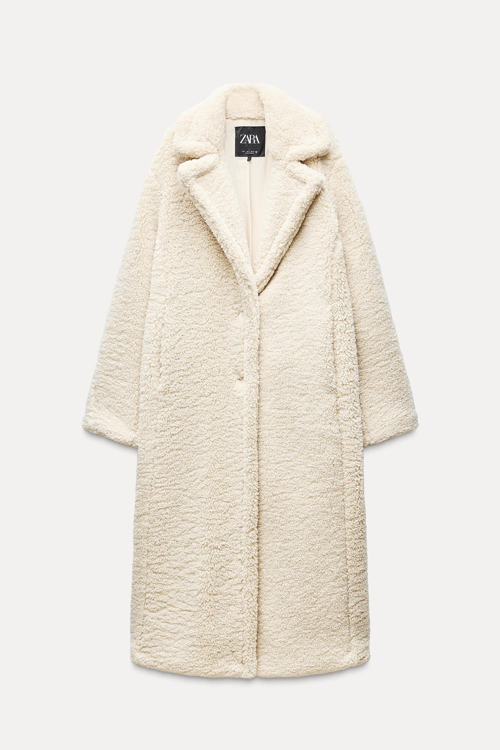 LONG FLEECE COAT Product Image