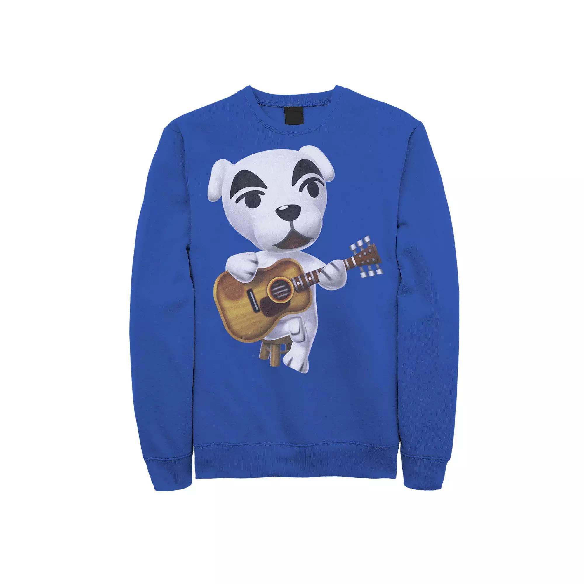 Men's Nintendo Animal Crossing K.K. Slider Sweatshirt, Size: XXL, Royal Product Image