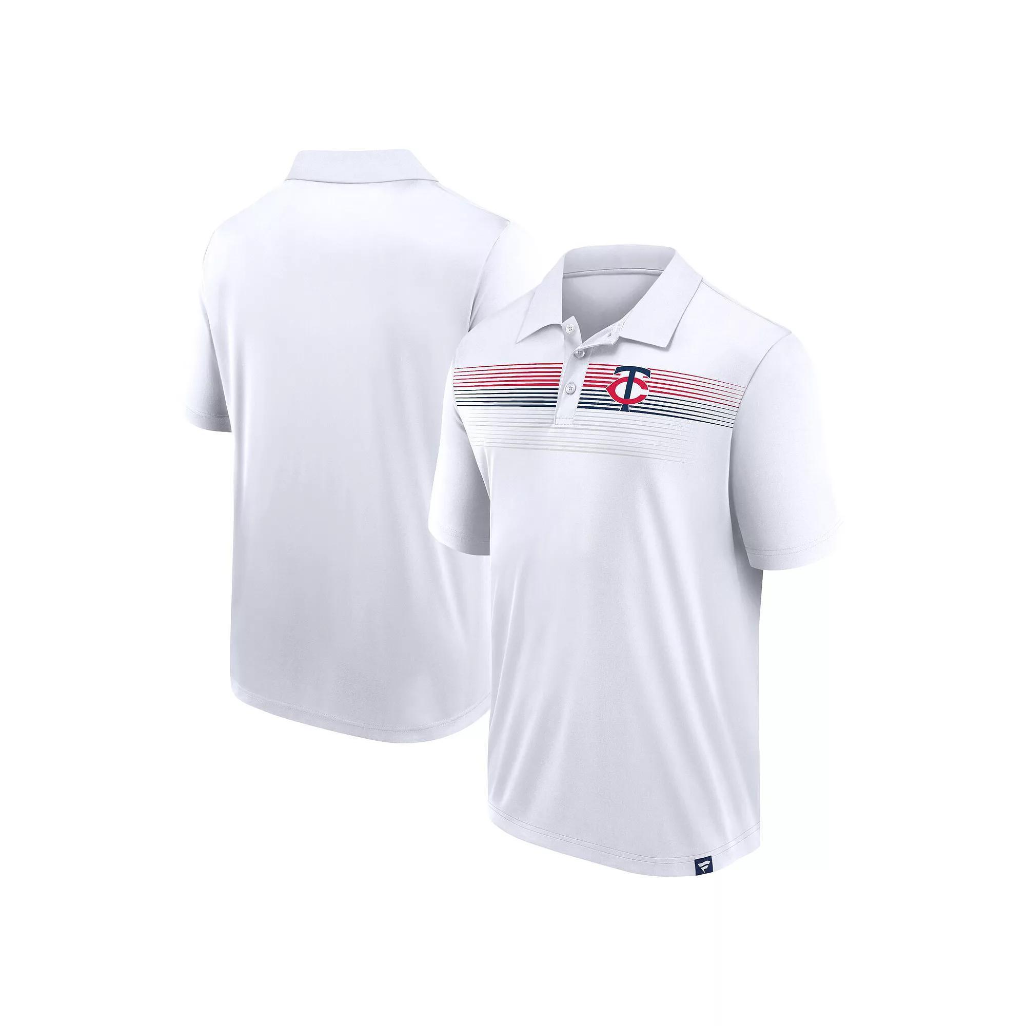 Men's Fanatics Branded White Minnesota Twins Victory For Us Interlock Polo, Size: 2XL Product Image