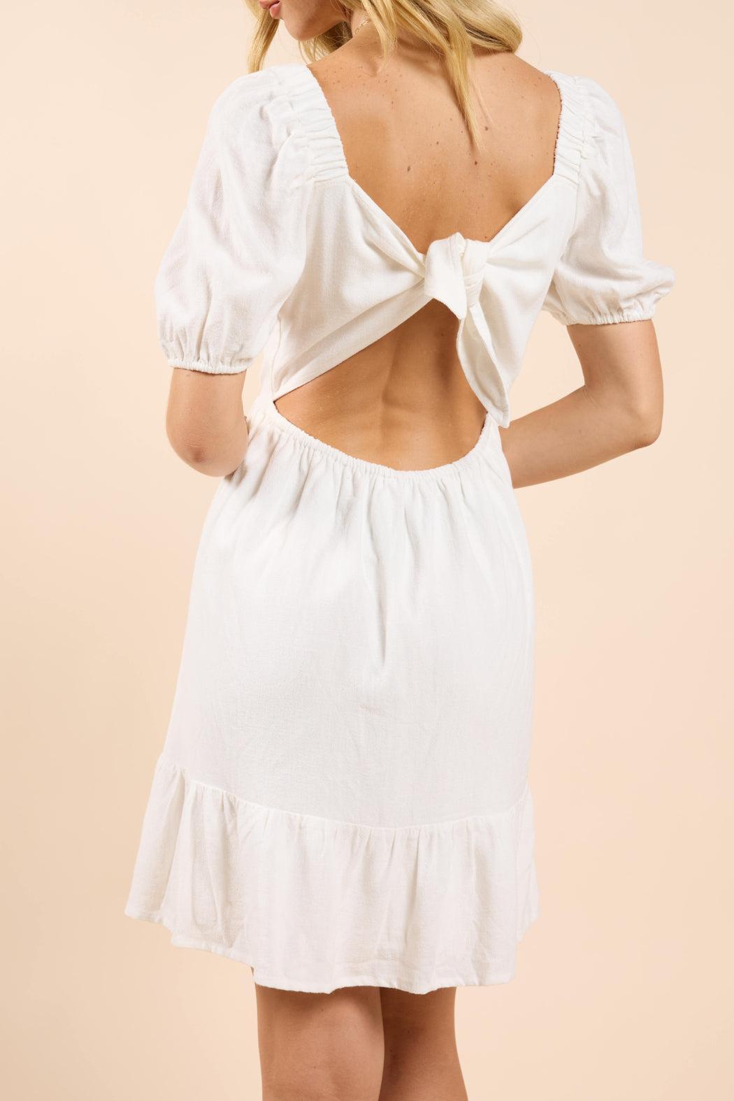 SUGARLOAF MINI DRESS W/BACKTIE Product Image