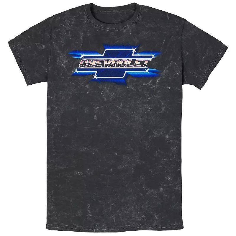 Men's Chevrolet Camaro Mineral Wash Graphic Tee, Size: Large, Black Product Image
