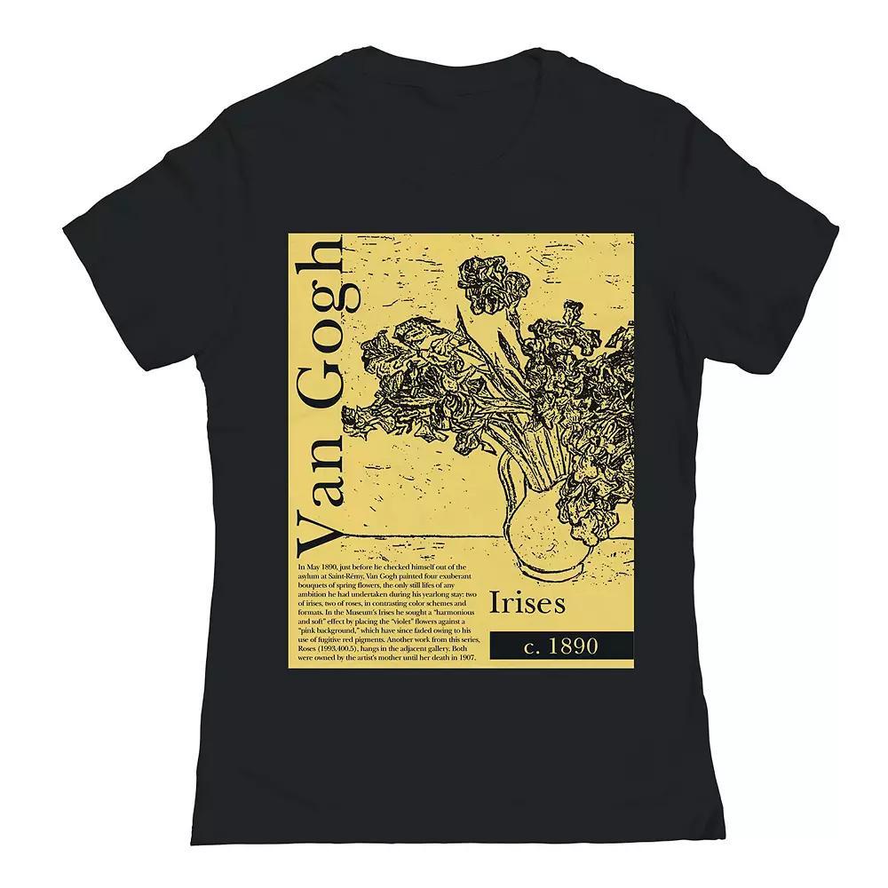 Juniors Irises Womens Graphic Tee, Girls Product Image