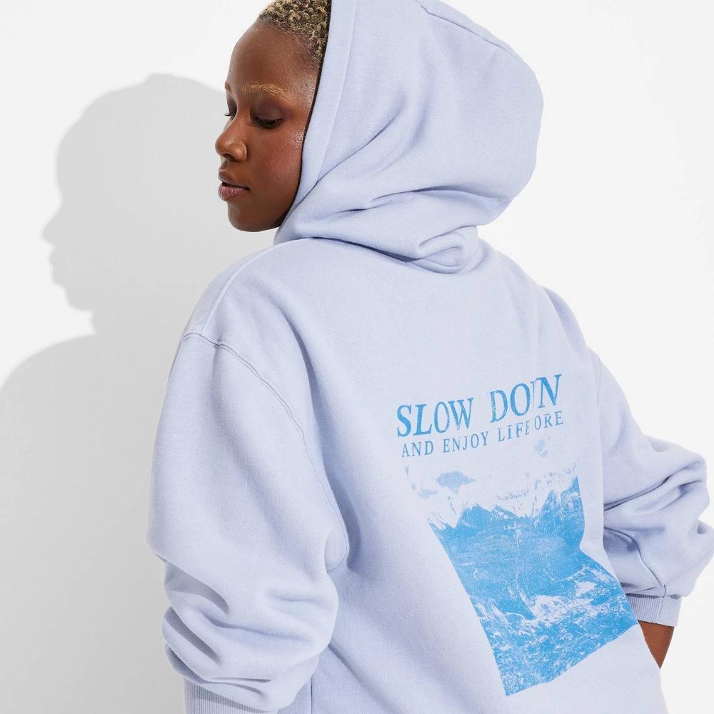 Women's Perfect Hoodie Sweatshirt - Wild Fable™ Light Blue 3X Product Image