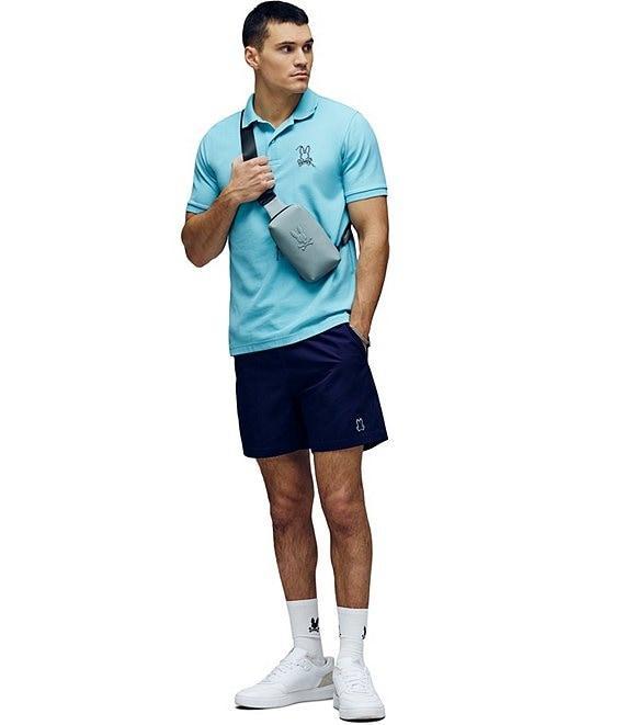Psycho Bunny Cyrus Pique Short Sleeve Polo Shirt Product Image